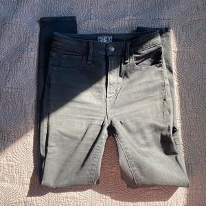 Abercrombie high rise skinny black jeans